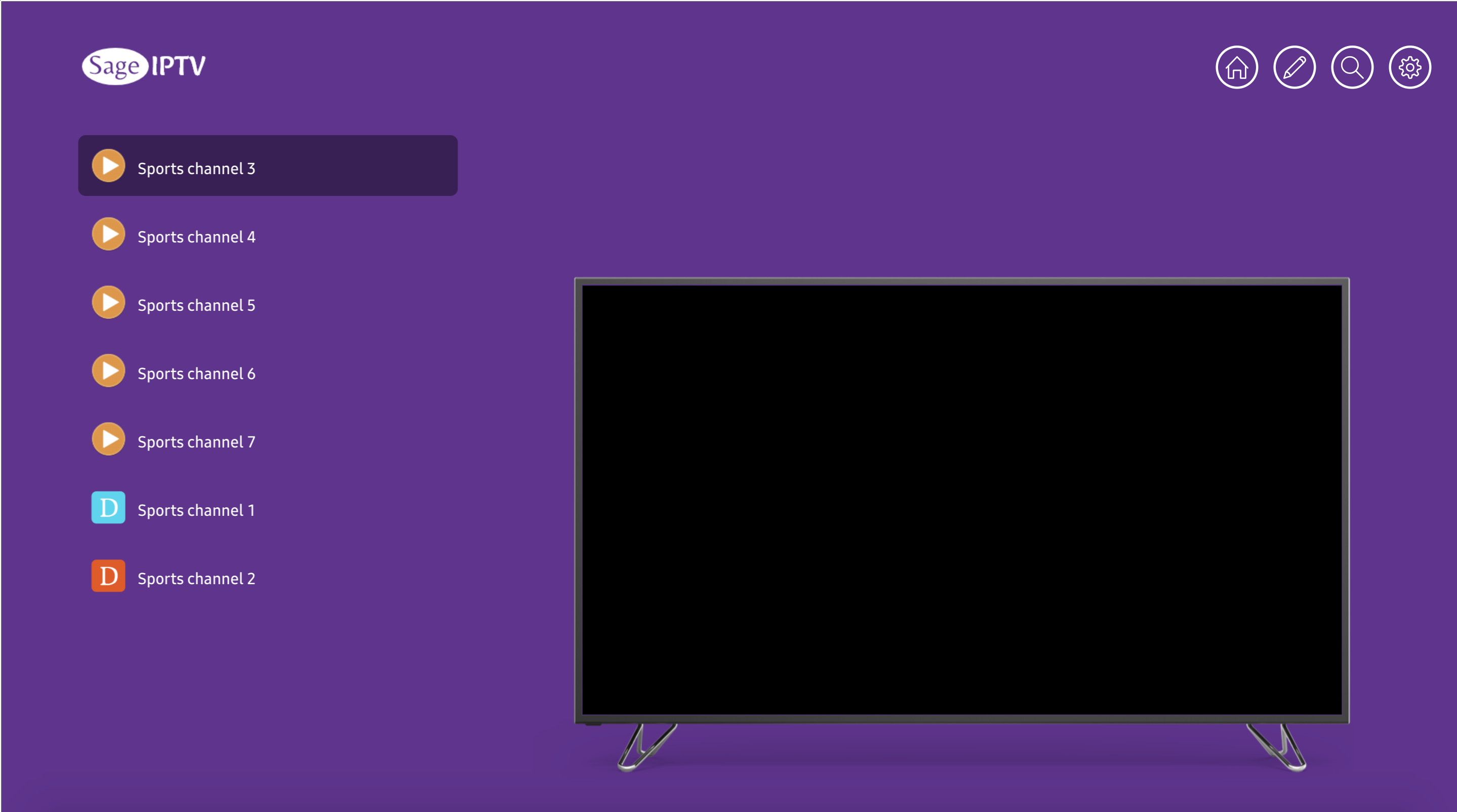 channels list
